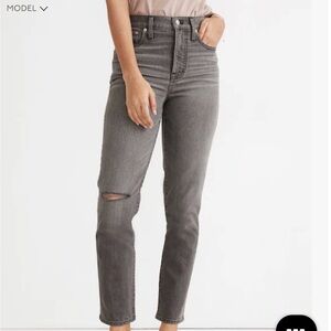 Madewell Women's High Rise Gray Jeans